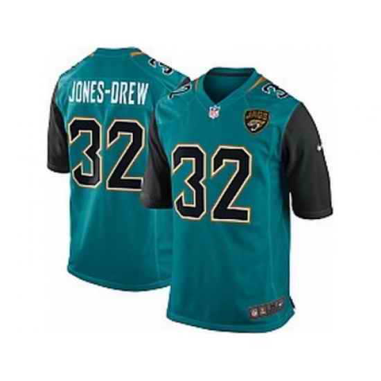 Nike Jacksonville Jaguars 32 Maurice Jones-Drew Green Game New NFL Jersey